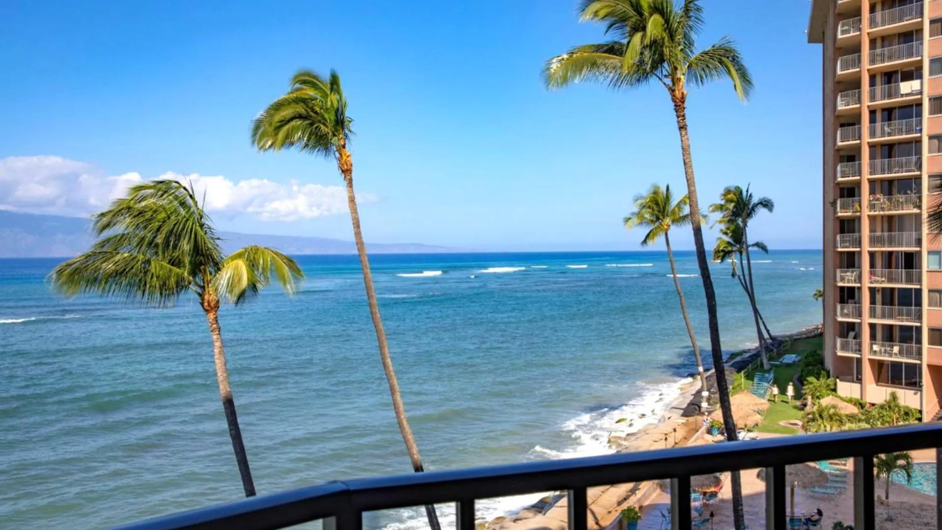 Lägenhet Kbm Resorts Free Car Valley Isle Resort Vir-508 5Th Floor With Oceanfront Views Kahana USA